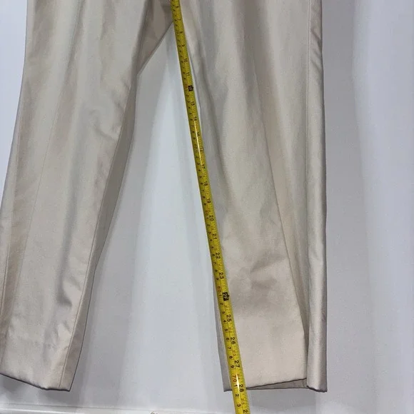 Brooks Brothers Advantage Chino Pants Women's Size 14 Beige 100% Cotton - Picture 5 of 12